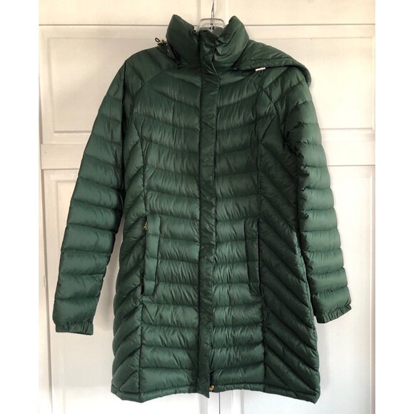 Michael Kors Forest Green Packable Down Filled Coat in Size S - Picture 1 of 11